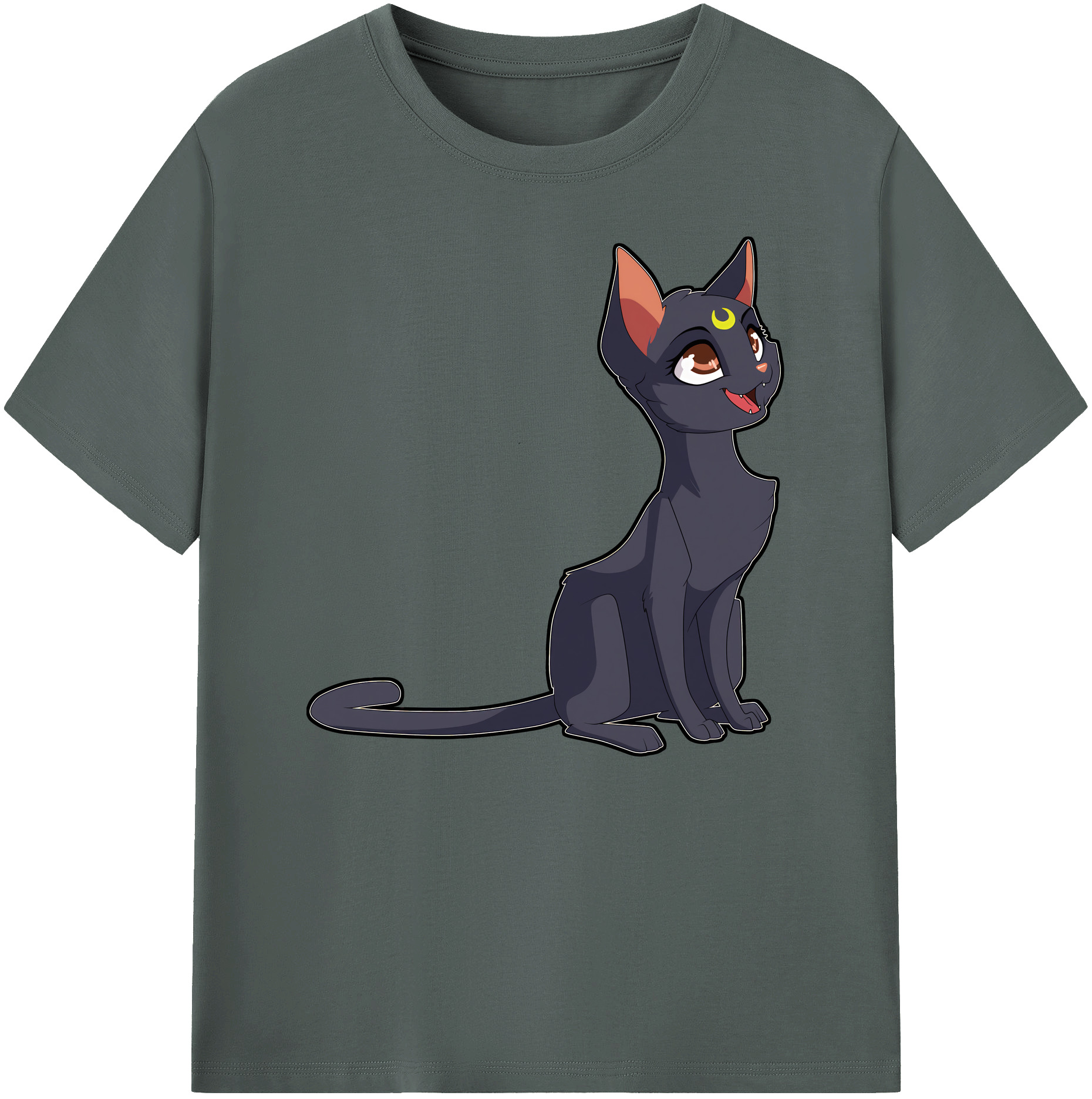 （画像用） 美少女戦士セーラームーン Sailor Moon 綿100％ メンズ半袖Tシャツ｜肌触りやわらか＆通気性
